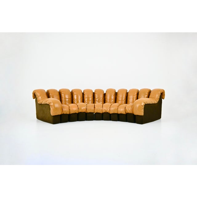 Modular DS-600 Sofa by Berger, Peduzzi, Vogt & Ulrich for De Sede, 1970s, Set of 11 For Sale - Image 14 of 14