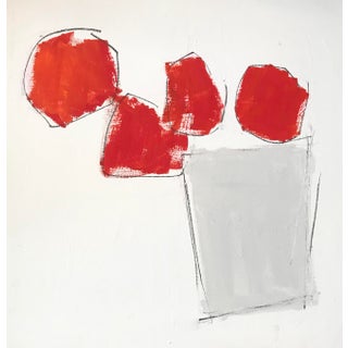 Blooms in Red Contemporary Painting