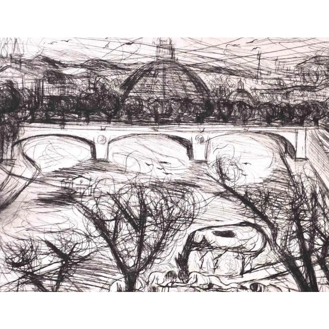 St. Peter and Tiber is an original Contemporary artwork realized by Nazareno Gattamelata in the 1970s. Original etching....