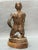 Female nude. Handmade terracotta sculpture. No apparent signature, attached to a wooden base. Overall dimensions: 26 x 13...