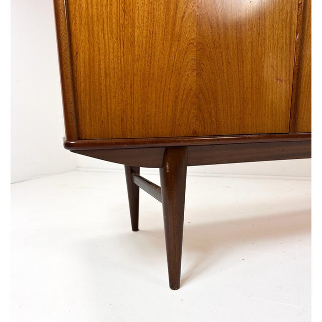 Wood 1960's Mid Century Scandinavian Teak Credenza For Sale - Image 7 of 9