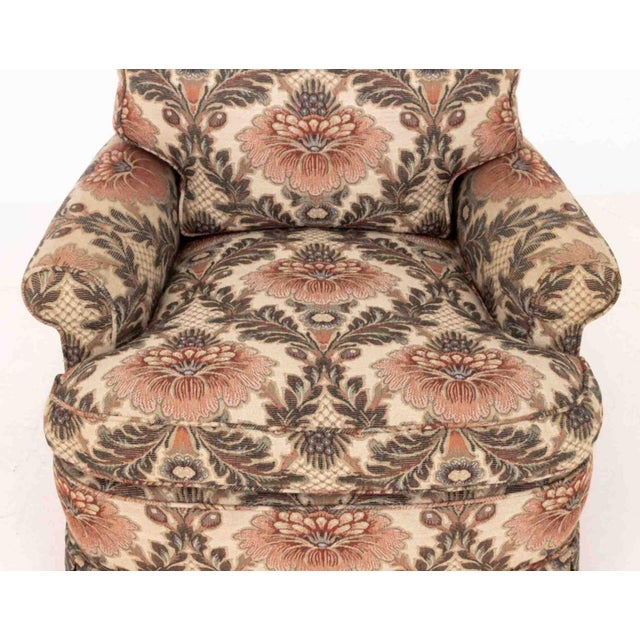 Floral Print Upholstered Easy Armchairs, Pair For Sale In New York - Image 6 of 10