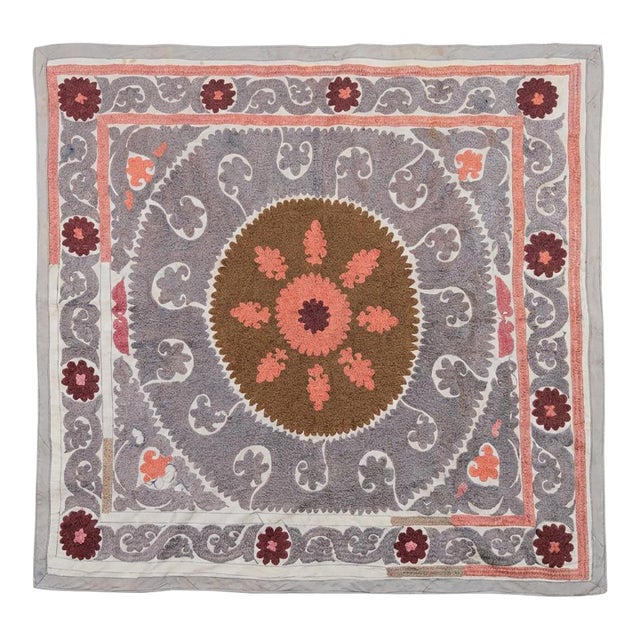Samarkand Suzani Tablecloth — Boho Textile For Sale