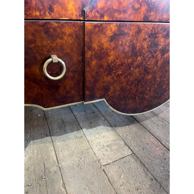 Wood Late 20th Century Art Deco Style Lacquered Chest of Drawers For Sale - Image 7 of 12