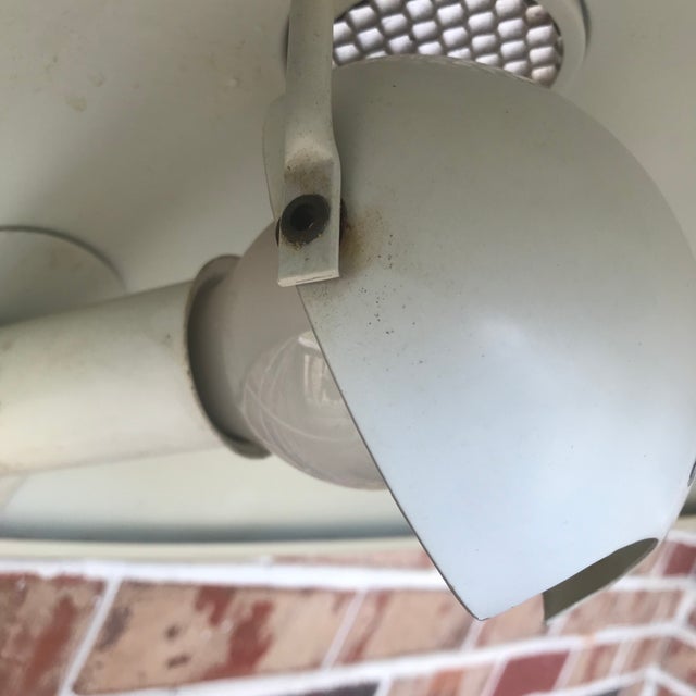 1940s Kurt Versel Enameled Atomic Industrial Floor Lamp For Sale - Image 13 of 18