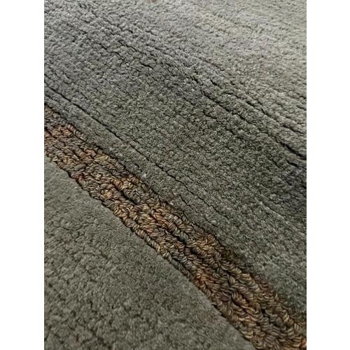 1980s Vintage French Hand-Tufted Wool Rug, 1980s For Sale - Image 5 of 11