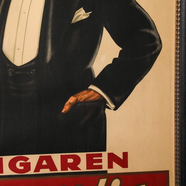 1910s Art Deco Sigaren Maestro Poster Cigars For Sale - Image 5 of 12