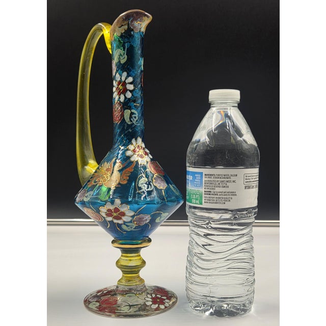 Rare Mid 20th Century Signed Jose Cire Royo Spanish Art Glass Ewer For Sale - Image 18 of 18