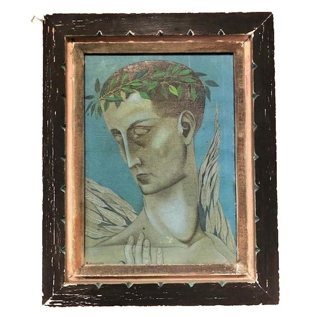 Richard Wilt, Caesar, American Mid-Century Modern O/C Painting, Ca. 1960s For Sale In New York - Image 6 of 9
