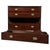 18th Century English Mahogany Chest of Drawers with Satinwood Inlay For Sale - Image 3 of 12
