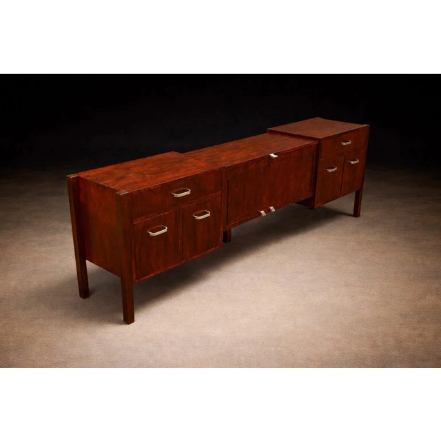 Jorge Zalszupin Brazilian Mid-Century Modern Credenza in Rosewood, Jorge Zalszupin, 1960s For Sale - Image 4 of 9