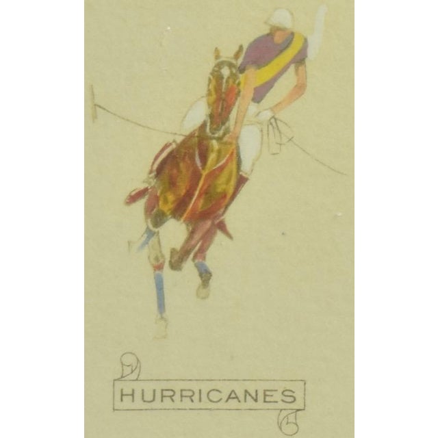 White International Field Meadow Brook Club 1939 Gouache; Hand-Colored Aquatint by Paul Brown For Sale - Image 8 of 18