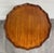 Antique Georgian Revival Queen Anne Style Mahogany Dumbwaiter Serving Tray Table For Sale - Image 4 of 10