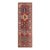 Antique Late 19th Century Tribal Geometric Caucasian Kazak Red Runner Rug For Sale