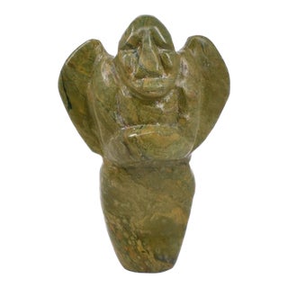 Early 20th Century Shona Stone Angel Sculpture Mzimba Collection For Sale
