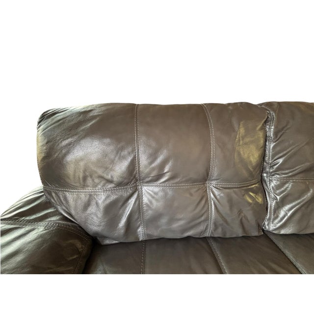 Italian Chateau D’Ax Leather Sofa, Designed by the Italian Furniture Brand Chateau D’Ax For Sale - Image 3 of 12