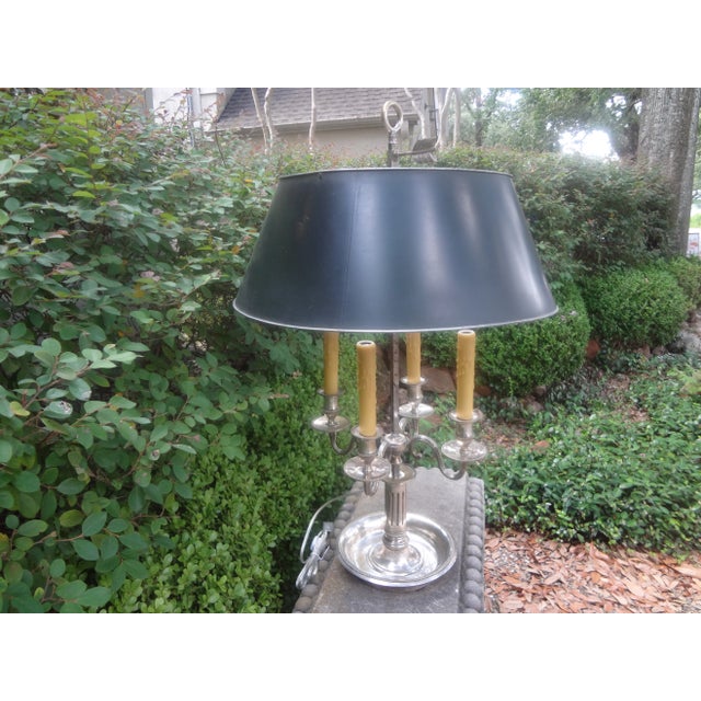 19th Century French Louis XVI Style Bouillotte Lamp For Sale - Image 10 of 12