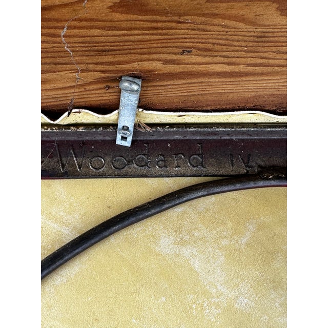 Red Lee Woodard 1950’s Set of 4 Iron Scroll Back Chairs For Sale - Image 8 of 12