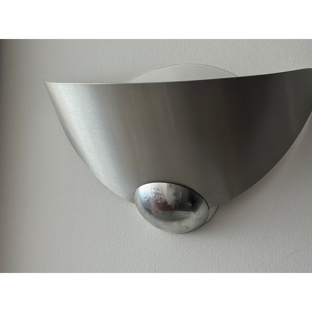 Mid-Century Modern Aura Wall Sconce by Perry King and Santiago Miranda for Arteluce, 1989, Set of 2 For Sale - Image 3 of 5