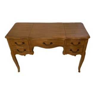 1950s Vintage Makeup Table Vanity For Sale
