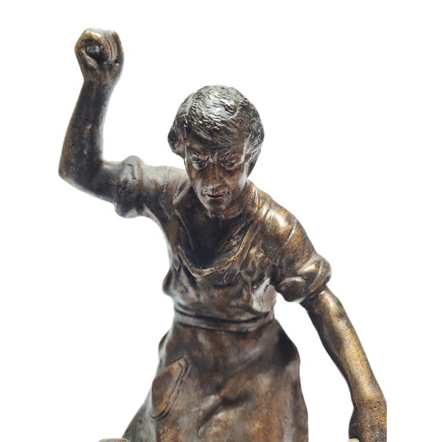 1950s Sculpture of the Smith, Poland, 1950s For Sale - Image 5 of 17