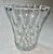 1950s Mid Century Fancy Crystal Vase For Sale - Image 4 of 9