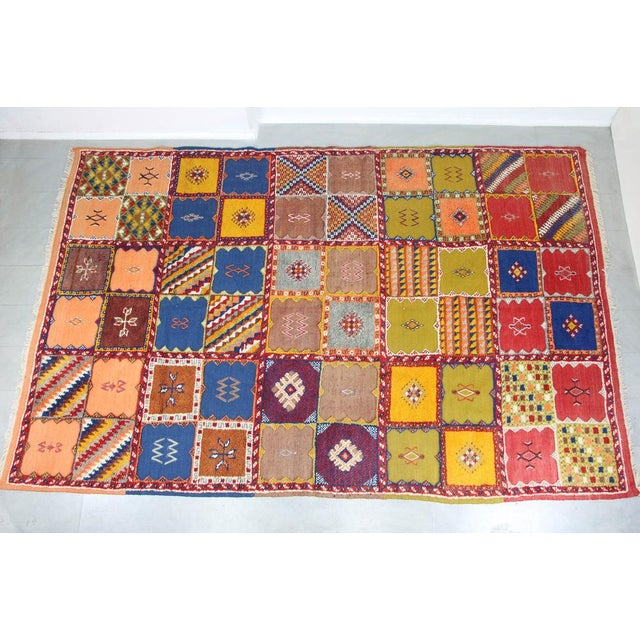 Large Turkish Colourful Rug For Sale - Image 3 of 18