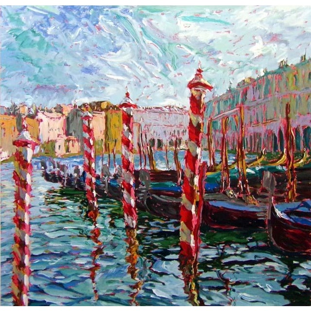 "Bricole Rosse" by Marco Sassone Original Limited Edition Serigraph on Paper Hand signed by the artist Image Size: 24" x...