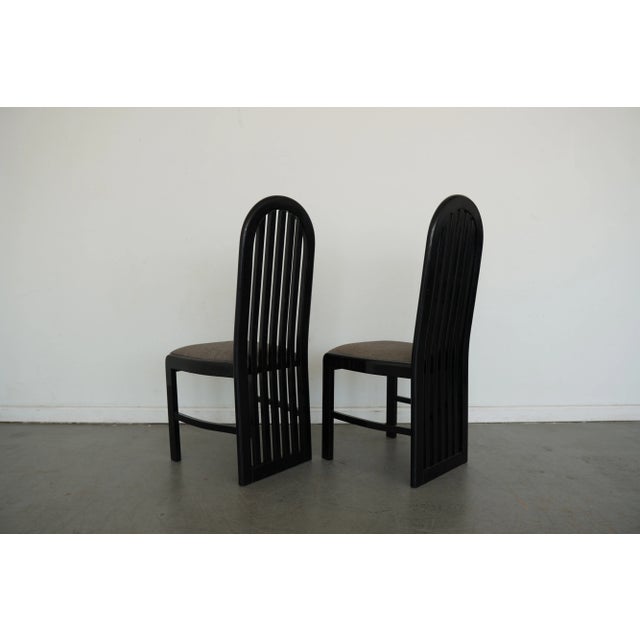 Vintage Pallavisini Italian Modern High-Back Dining Chairs (Set of 4) For Sale - Image 13 of 16