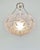 Francis Hubens & Degué A nickel-plated bronze or solid brass French art deco pendant by Francis Hubens made around...