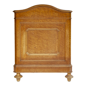 19th Century French Bird's Eye Maple 3/4 Headboard