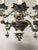 Vintage French Porcelain Flower Chandelier For Sale - Image 4 of 18