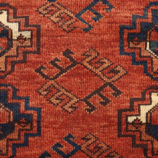 Cotton & Wool Bukhara Rug, Afghanistan For Sale - Image 4 of 8