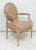 Pair of Vintage Cerused Oak Armchairs in the Neoclassic Manner