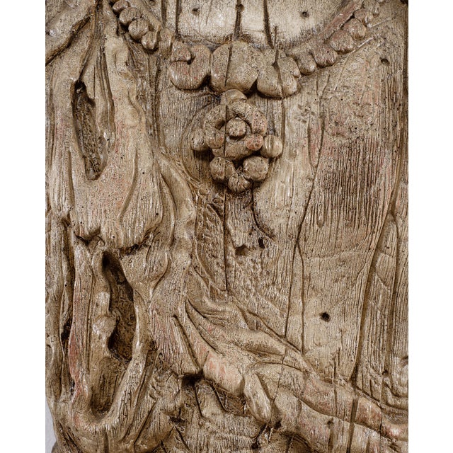 Chinese Qing Style Sculpture Figure of Bodhisattva Guanyin For Sale - Image 16 of 18