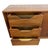 Wood Mid-Century Modern Tambour Walnut 9-Drawer Dresser For Sale - Image 7 of 9