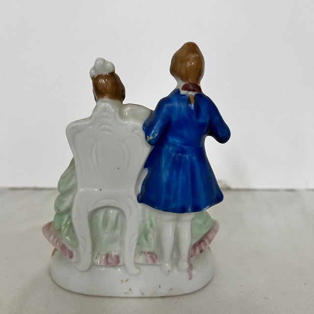 Courting Couple Figurine Marked Occupied Japan For Sale - Image 4 of 5