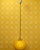 Pendulum Pendant Lamp in Yellow Plastic, 1970s For Sale - Image 6 of 13