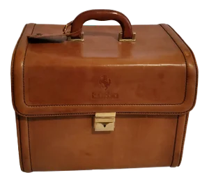 Vintage 1980s Italian Schedoni Ferrari 208 Turbo Luggage