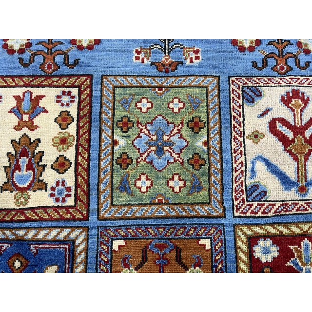 Blue Four Seasons Bakhtiari Design Wool Rug, 5' X 6'6" For Sale - Image 14 of 14