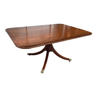 Early 19th Century Banded Mahogany Tilt-Top Breakfast Table For Sale