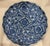 Early 20th Century Antique Blue and White Japanese Floral Plate With Scalloped Edge For Sale - Image 5 of 18
