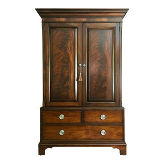 Ethan Allen Newport Collection Mahogany Armoire For Sale