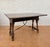 Spanish Carved Wood Drop-Leaf Table with Iron Stretcher, 1940 For Sale - Image 10 of 14