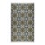 Part & Parcel Goods Wool Star Rug, 15' x 20', Sage, Navy, Sky Blue and Eggshell For Sale