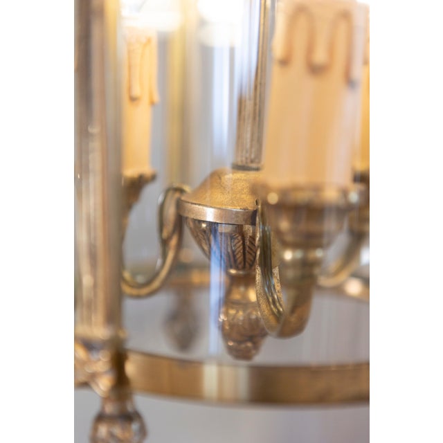20th Century French Brass and Glass Lantern For Sale - Image 11 of 12
