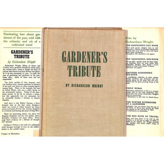 WRIGHT, Richardson [256] pp. J.B. Lippincott Company 1949 First Edition 8 1/4" x 5 3/4"