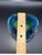 a striking vintage Murano art glass piece with rich-tone color, substantial weight and a beautufully sculptural hand-blown...