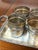 Silver Silverplate Cordial Set + Serving Tray, Vintage For Sale - Image 8 of 12