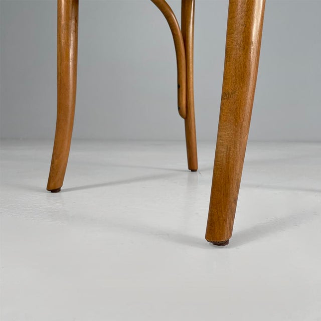 Italian Modern Beechwood and Vienna Straw Chairs, 1970s, Set of 6 For Sale - Image 18 of 18